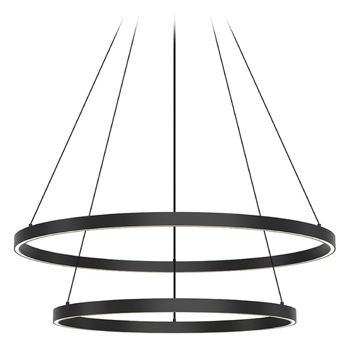 Kuzco Lighting Kuzco Lighting Cerchio Black LED Chandelier CH87232-BK-UNV-010