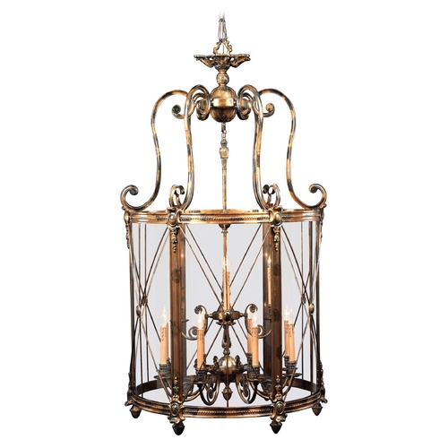 Metropolitan Lighting Pendant with Clear Glass in Oxide Bronze by Metropolitan Lighting N9306