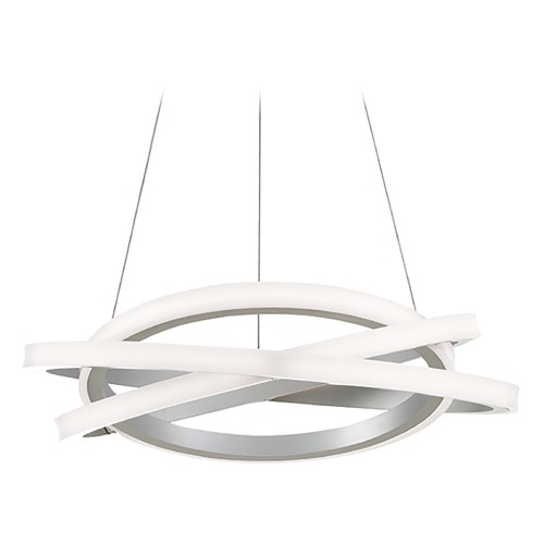 Modern Forms by WAC Lighting Veloce 26-Inch LED Chandelier in Titanium by Modern Forms PD-24826-TT