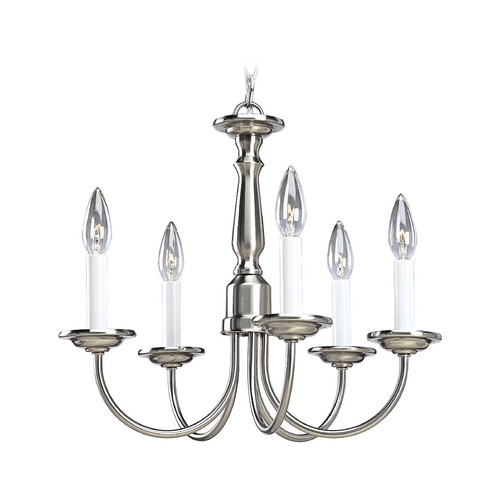 Progress Lighting 17.50-Inch Chandelier in Brushed Nickel by Progress Lighting P4009-09