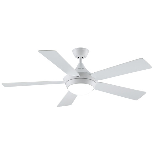 Fanimation Fans Fanimation Fans Celano V2 Matte White LED Ceiling Fan with Light FP8062BMW
