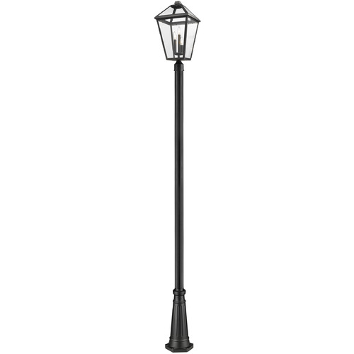 Z-Lite Talbot Black Post Light by Z-Lite 579PHXLR-519P-BK