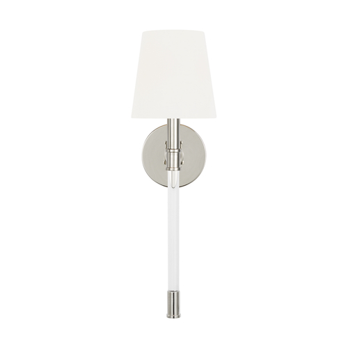 Visual Comfort Studio Collection Chapman & Meyers Hanover Polished Nickel Sconce by Visual Comfort Studio CW1081PN