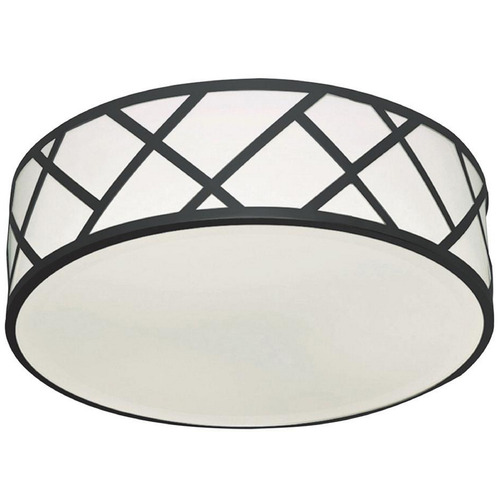 AFX Lighting Afx Lighting Haven Black LED Flushmount Light HVNF21LAJUDBK-MS