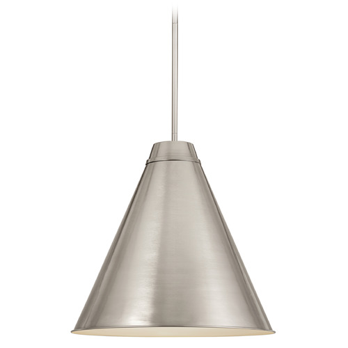 Z-Lite Eaton Brushed Nickel Pendant by Z-Lite 6011P24-BN