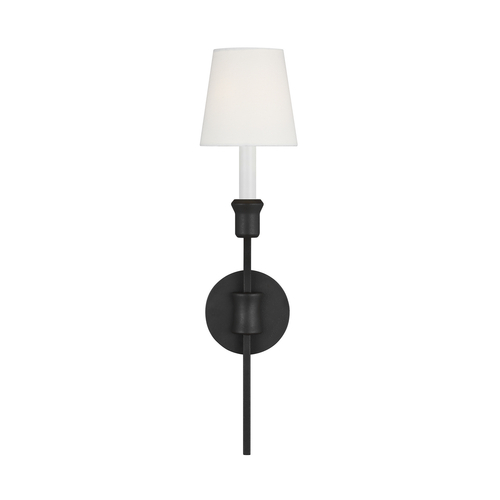 Visual Comfort Studio Collection Chapman & Meyers Westerly 20.75-Inch Tall Smith Steel Traditional Sconce by Visual Comfort Studio CW1031SMS