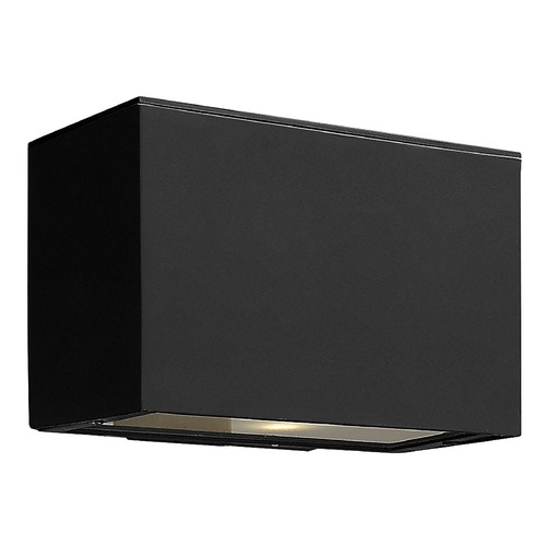 Hinkley Atlantis 9-Inch Wide Satin Black LED Outdoor Wall Light by Hinkley Lighting 1646SK-LL