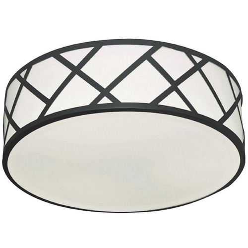 AFX Lighting Afx Lighting Haven Black LED Flushmount Light HVNF17LAJUDBK-BB