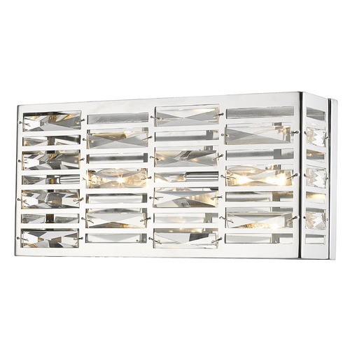 Z-Lite Cronise Chrome Bathroom Light by Z-Lite 470-2V-CH