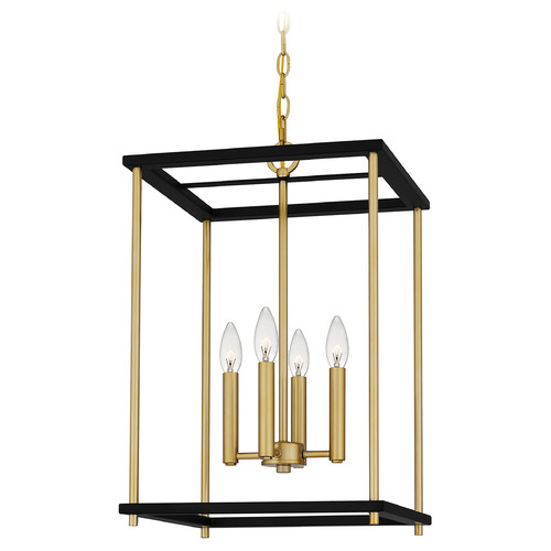 Quoizel Lighting Kynwyd 22-Inch High Hanging Lantern in Matte Black by Quoizel Lighting KNW2814MBK