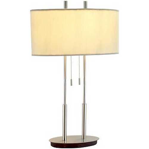 Adesso Home Lighting Modern Oval Table Lamp with Oval Lamp Shade 4015-22