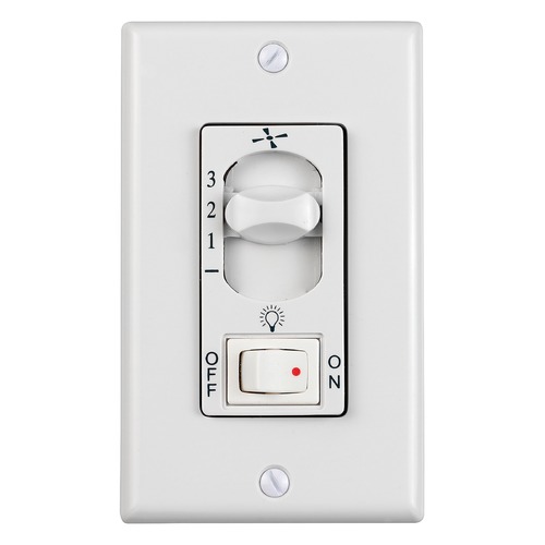 Generation Lighting Fan Collection Fan & Light Wall Control by Visual Comfort & Co Fan Collection ESSWC-5-WH