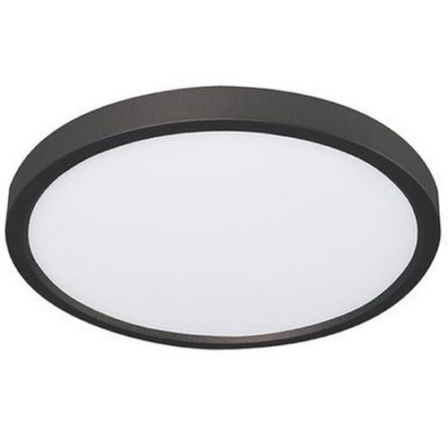 AFX Lighting Afx Lighting Edge Round Black LED Flushmount Light EGRF08LAJD5BK