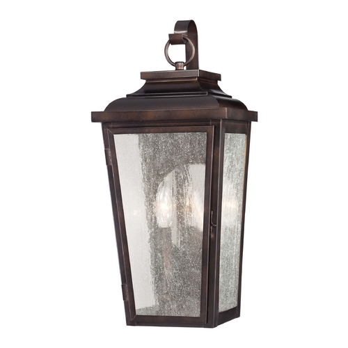 Minka Lavery Seeded Glass Outdoor Wall Light Bronze by Minka Lavery 72170-189