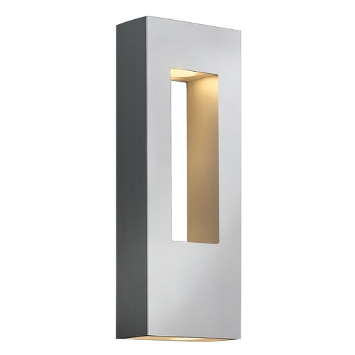 Hinkley Atlantis 16-Inch Titanium LED Outdoor Wall Light by Hinkley Lighting 1648TT-LL
