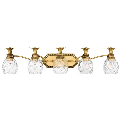 Hinkley Plantation 5-Light Burnished Brass Bathroom Light by Hinkley Lighting 5315BB