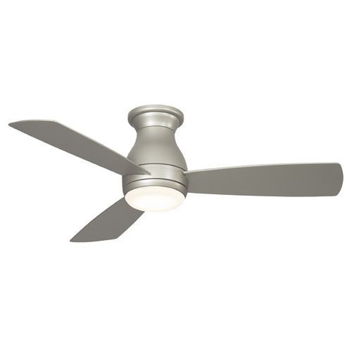 Fanimation Fans Fanimation Fans Hugh 44 Brushed Nickel LED Ceiling Fan with Light FPS8332BBNW