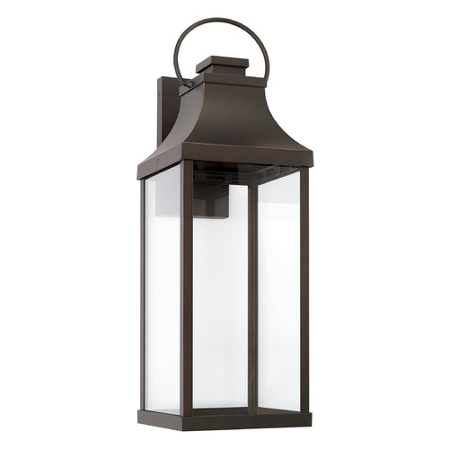 Capital Lighting Bradford 27-Inch Outdoor Wall Lantern in Bronze by Capital Lighting 946441OZ-GL