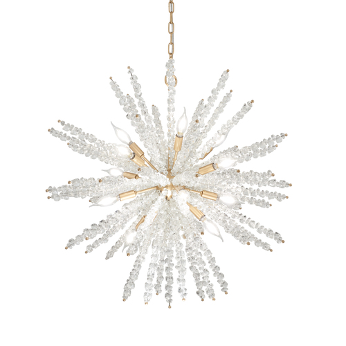 Metropolitan Lighting Aisi 12-Light Pendant in Fawn Gold by Metropolitan Lighting N1955-760