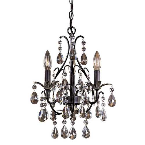 Minka Lavery Chandelier in Castlewood Walnut with Silver Highlights by Minka Lavery 3122-301