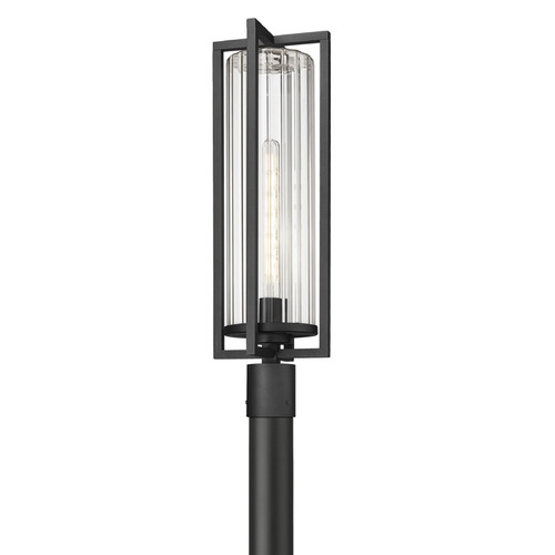 Z-Lite Z-Lite Aura Black Post Light 5013PHBR-5009P96-BK
