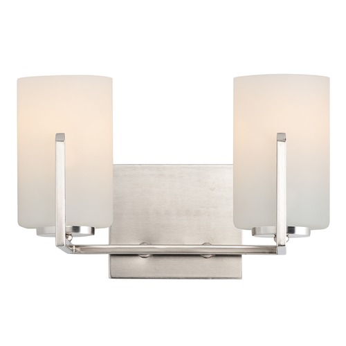 Maxim Lighting Dart Satin Nickel Bathroom Light by Maxim Lighting 21282SWSN