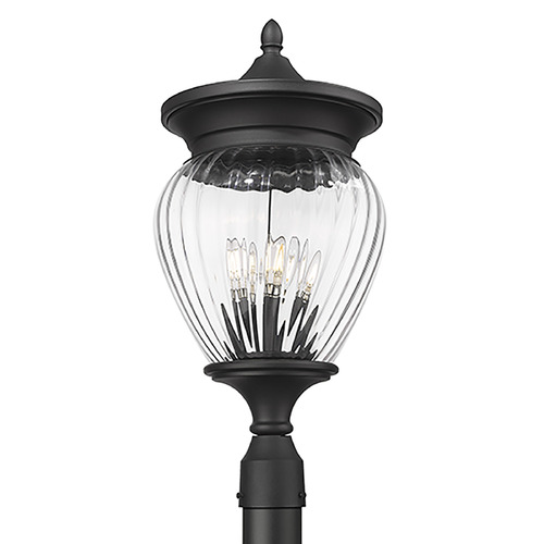 Z-Lite Z-Lite Davina Black Post Light 5016PHBR-5009P96-BK
