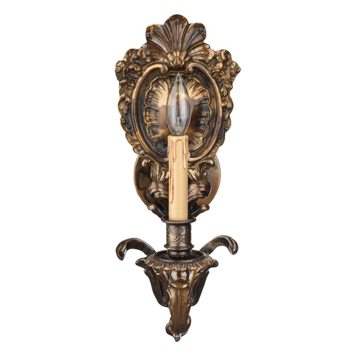 Metropolitan Lighting Metropolitan Collection Sconce in Oxide Brass by Metropolitan Lighting N2145