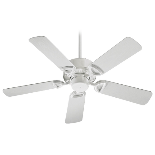 Quorum Lighting Estate Patio White Ceiling Fan Without Light by Quorum Lighting 143425-6
