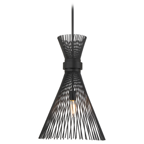 Savoy House Savoy House Lighting Longfellow Matte Black Pendant Light with Conical Shade 7-9602-1-89