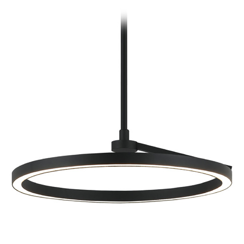 Matteo Lighting Matteo Lighting the Trundle Matte Black LED Pendant Light C36716MB