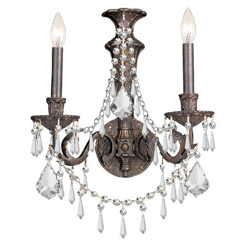 Crystorama Lighting Crystorama Lighting Vanderbilt English Bronze Sconce 5162-EB-CL-MWP