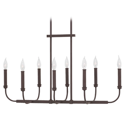 Hinkley Alister 33-Inch Linear Chandelier in Buckeye Bronze by Hinkley Lighting 3074KZ