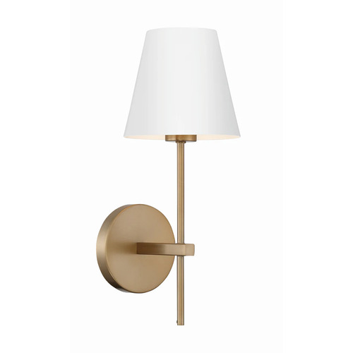 Crystorama Lighting Xavier Wall Sconce in Vibrant Gold by Crystorama Lighting XAV-B8321-VG