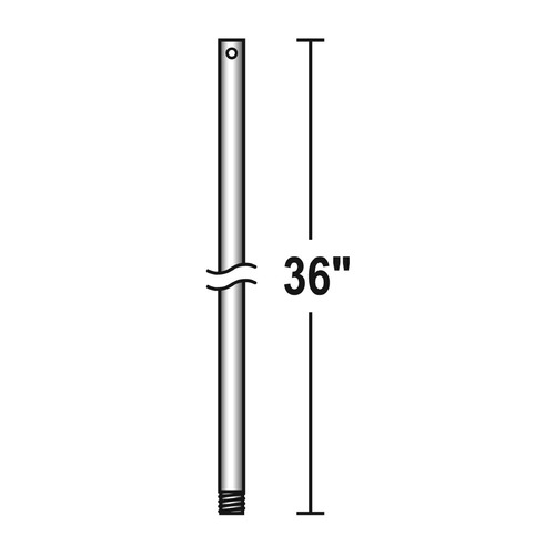 Savoy House Savoy House Lighting Downrod Chrome Fan Downrod DR-36-11