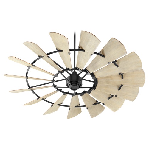 Quorum Lighting Windmill Noir Ceiling Fan Without Light by Quorum Lighting 97215-69