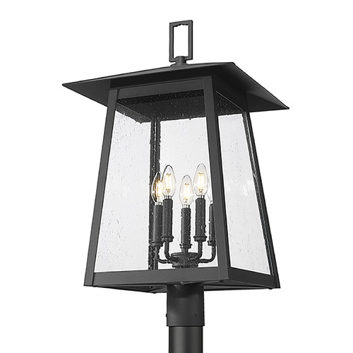 Z-Lite Z-Lite Rainer Black Post Light 5015PHXLR-5009P96-BK