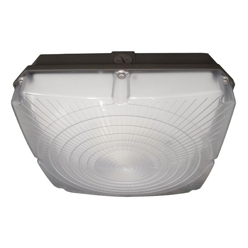 Nuvo Lighting 40W LED 8.50'' Bronze Low Profile Square Canopy Light 5000K by Nuvo Lighting 65/141