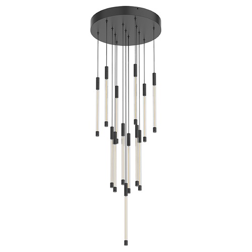 Kuzco Lighting Motif 13-Inch Wide LED Multi-Port Pendant in Black by Kuzco Lighting MP75113-BK