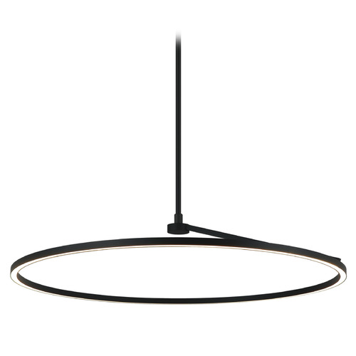 Matteo Lighting Matteo Lighting the Trundle Matte Black LED Pendant Light C36732MB