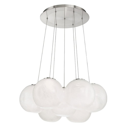 Modern Forms by WAC Lighting Cosmic 27-Inch LED Multi-Pendant in Brushed Nickel by Modern Forms PD-28807-BN