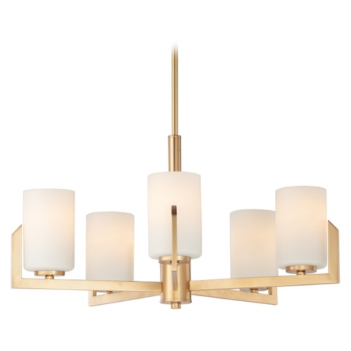Maxim Lighting Dart Satin Brass Chandelier by Maxim Lighting 21286SWSBR