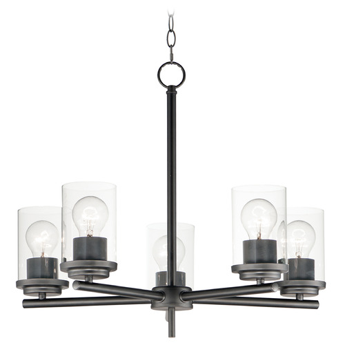 Maxim Lighting Maxim Lighting Corona Black Chandelier 10205CLBK