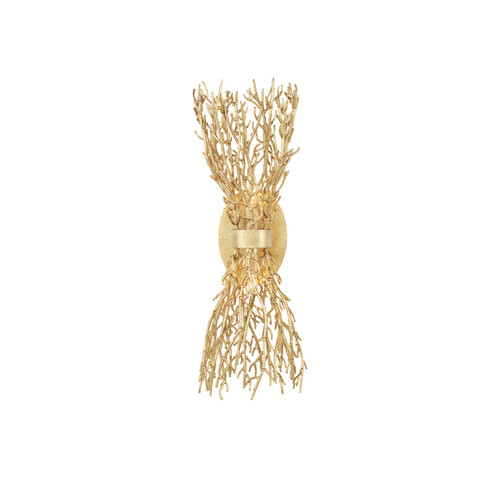 Currey and Company Lighting Sea Fan 21.50-Inch Wall Sconce in Gold Gilt by Currey & Co Lighting 5000-0200