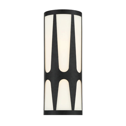 Crystorama Lighting Royston 2-Light Wall Sconce in Black by Crystorama Lighting ROY-802-BK