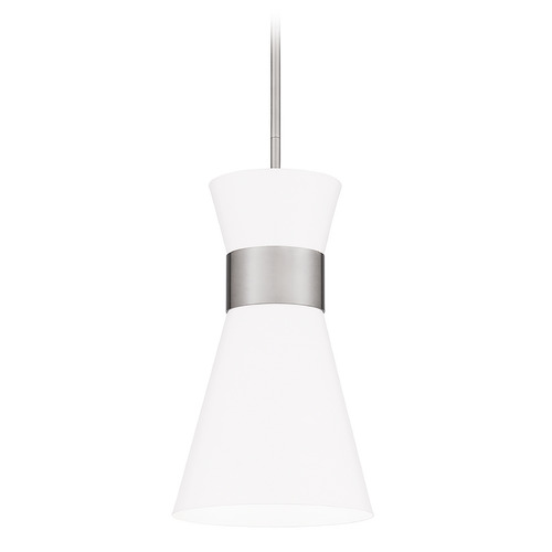 Quoizel Lighting Fremont 10-Inch Wide Pendant in Brushed Nickel by Quoizel Lighting FMT1512BN