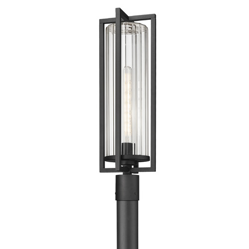 Z-Lite Z-Lite Aura Black Post Light 5013PHBR-567P-BK