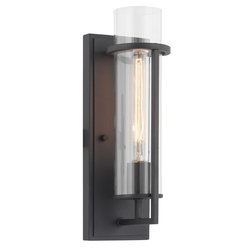 Matteo Lighting Tubulaire Matte Black Sconce by Matteo Lighting S03901MB