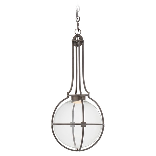 Visual Comfort Signature Collection Chapman & Myers Gracie LED Globe Pendant in Bronze by Visual Comfort Signature CHC5478BZCG