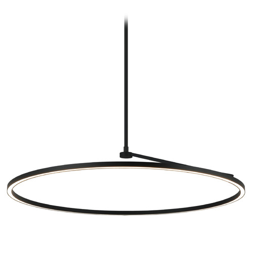 Matteo Lighting Matteo Lighting the Trundle Matte Black LED Pendant Light C36740MB